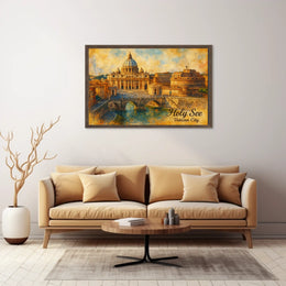 Holy See Vatican City Travel Photography Realism Poster