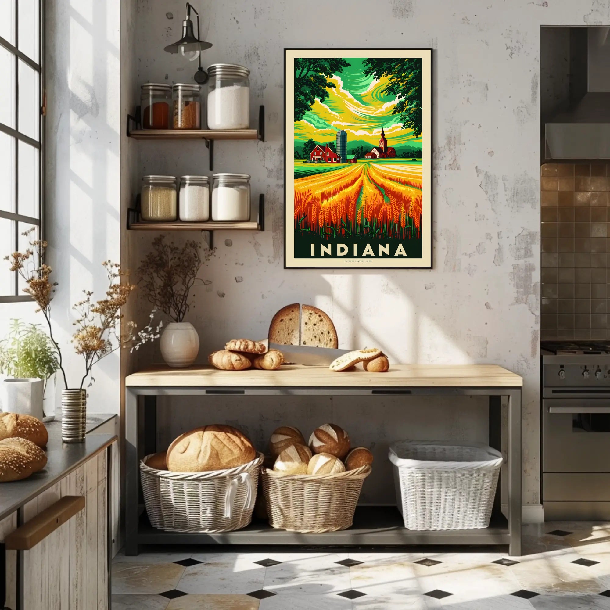 Indiana Countryside Poster
