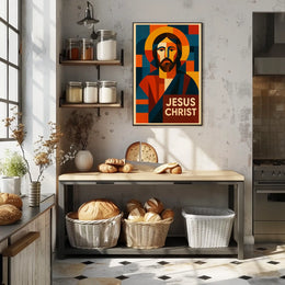 Jesus Christ Modern Icon Modern Poster