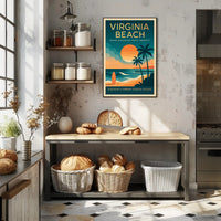 Virginia Beach Serenity Adventure Travel Poster
