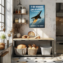 F-101 Voodoo One-Oh-Wonder Poster PosterGoat