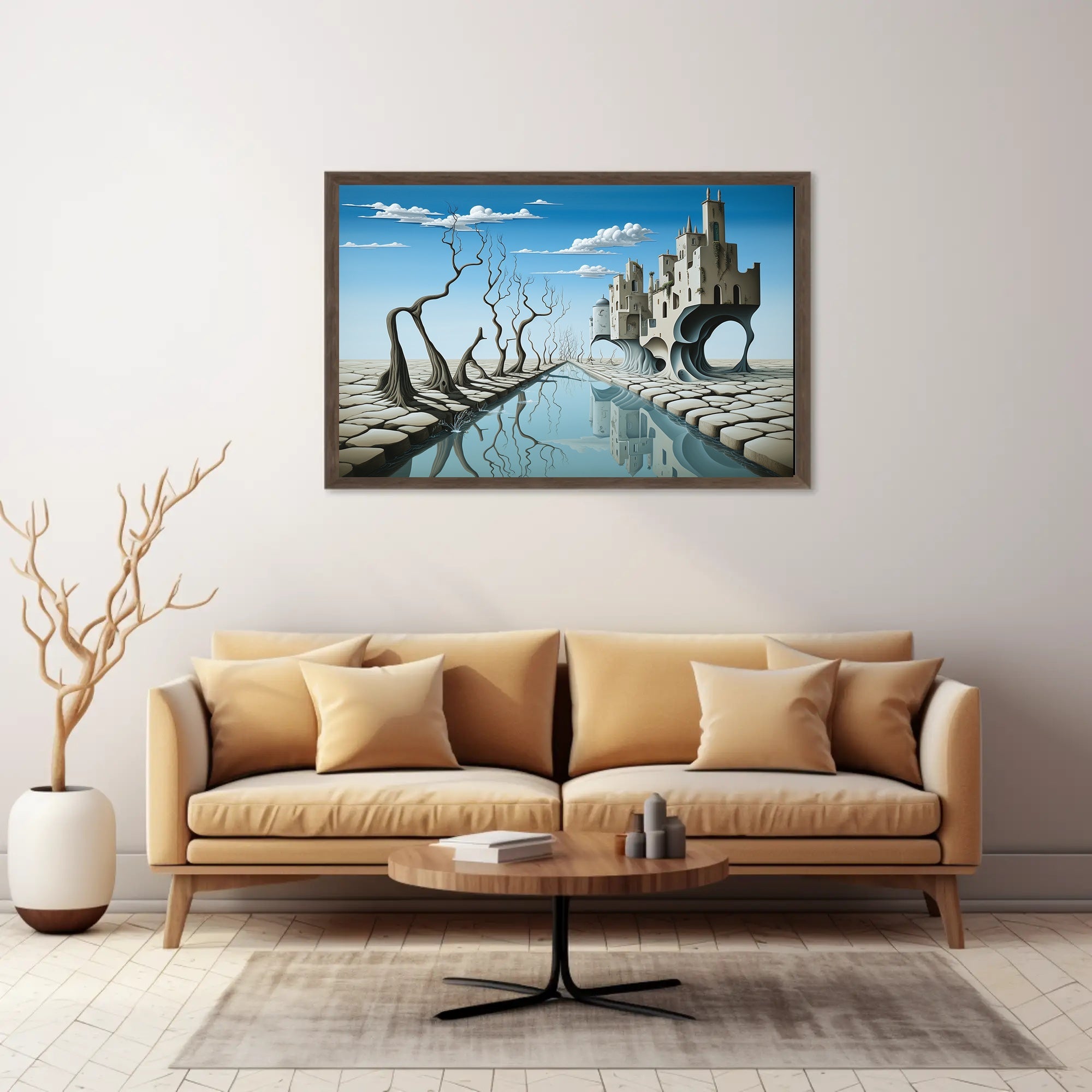 Surreal Desert Dreamscape Fantasy or Mythology Poster