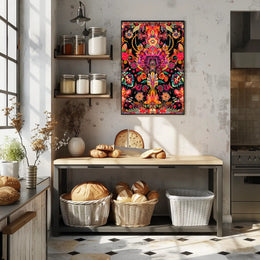 Abstract Art Poster: A Burst of Colorful Imagination