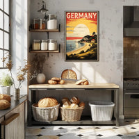 Germany Coastal Landscape Poster