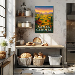 Santa Clarita Scenic Landscape Poster