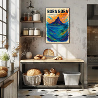Bora Bora: Heart of the South Pacific Travel Poster PosterGoat