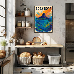 Bora Bora: Heart of the South Pacific Travel Poster PosterGoat