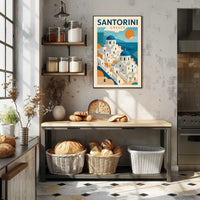 Santorini  Greece Poster PosterGoat