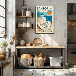 Santorini  Greece Poster PosterGoat