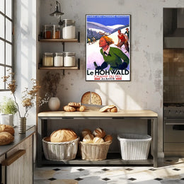 Champ Du Feu Alsace Winter Sports Poster