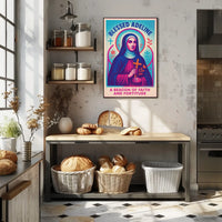 Blessed Adeline A Beacon Of Faith Poster