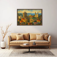 Monrovia Liberia Skyline Digital Painting Travelers Poster
