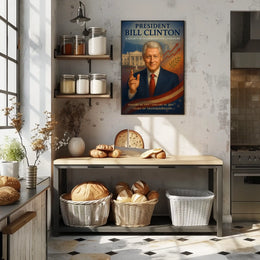 Bill Clinton Years Of Transformation Poster