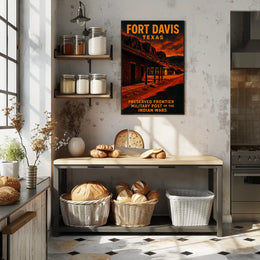 Fort Davis, Texas Preserved Frontier Poster