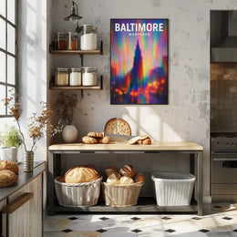 Baltimore Maryland Urban Photography Realism Poster