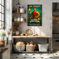 Jim Thorpe The Legend of Athleticism Poster PosterGoat