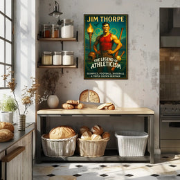 Jim Thorpe The Legend of Athleticism Poster PosterGoat
