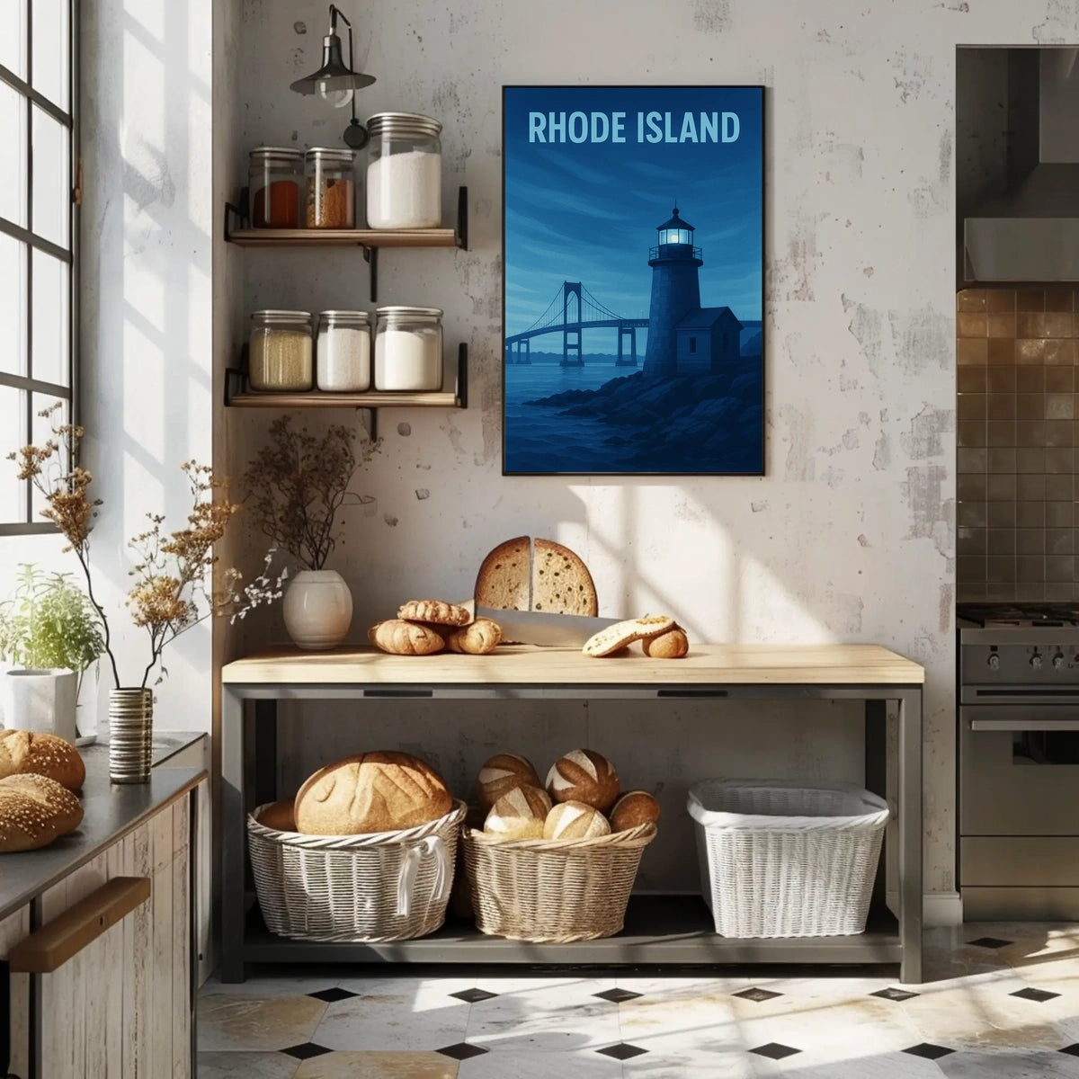 Rhode Island Coastal Scene Poster