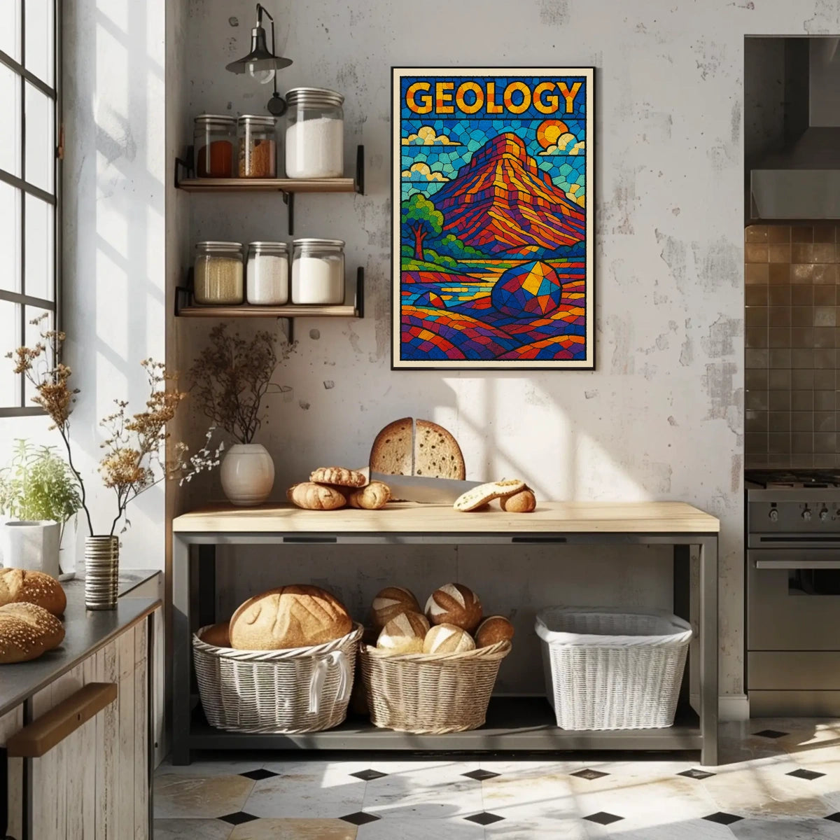 Geology Art Poster
