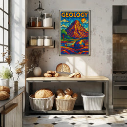 Geology Art Poster