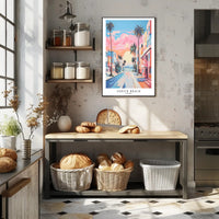 Venice Beach Sunset Poster PosterGoat