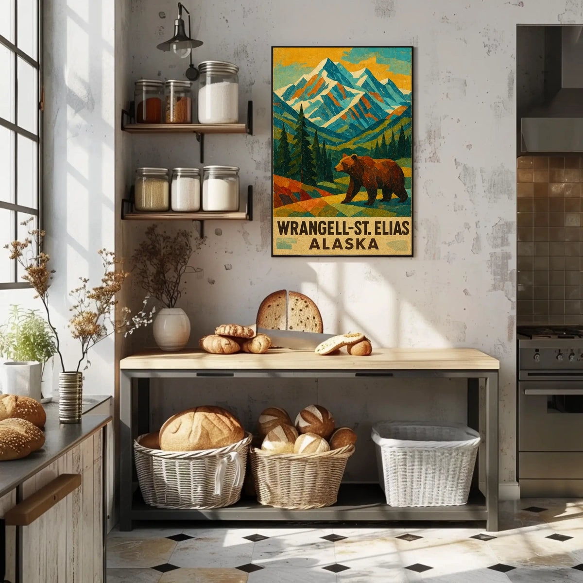 Wrangell-St. Elias Alaska Wilderness Poster
