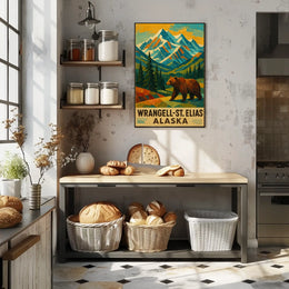 Wrangell-St. Elias Alaska Wilderness Poster
