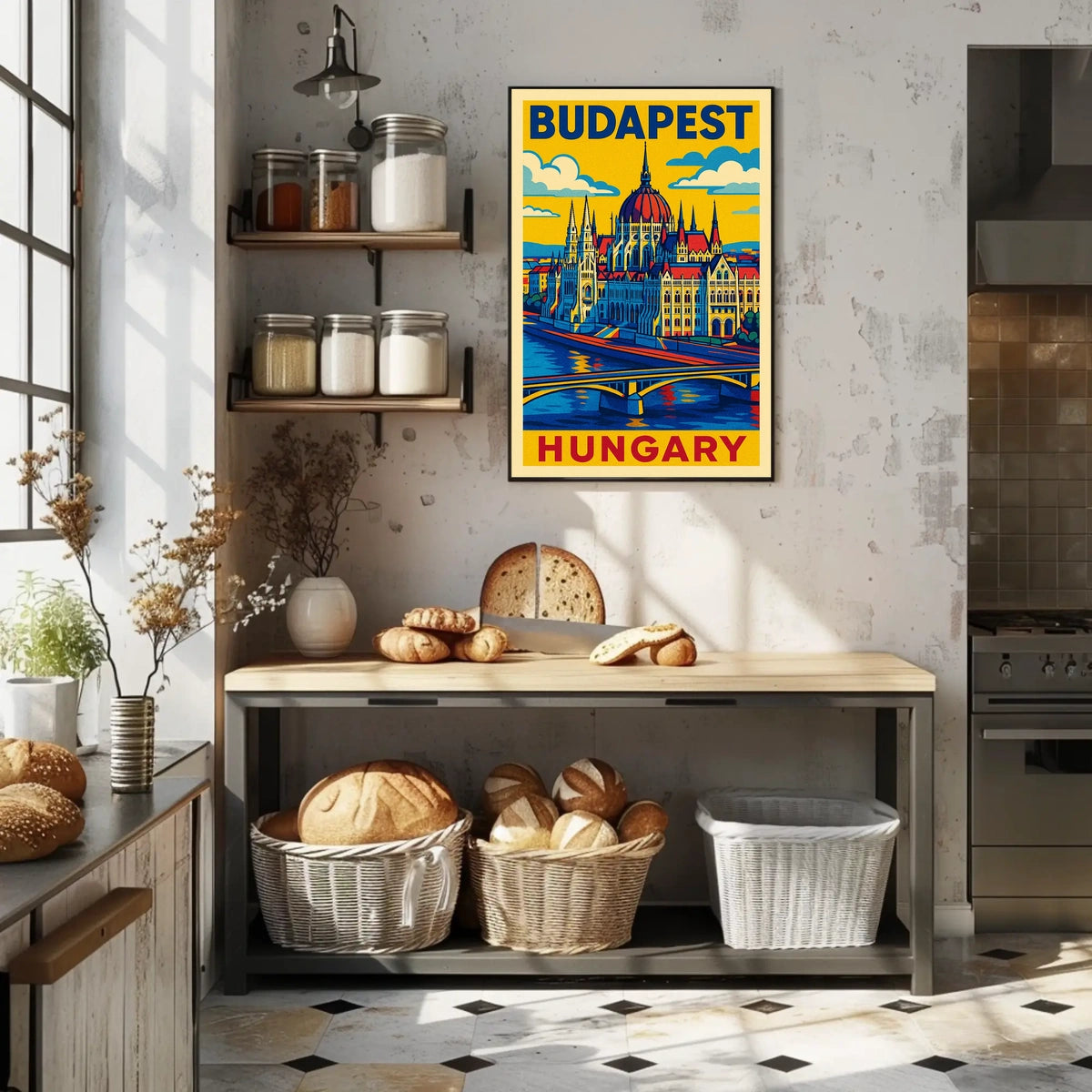 Budapest A Vibrant Tribute Poster