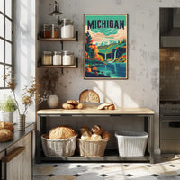 Michigan Scenic Landscape Poster