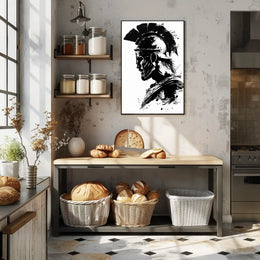 Warrior in Ink Poster PosterGoat