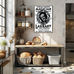 Laurant's Mystical World Tour Vintage Poster - Cultural or Heritage Poster