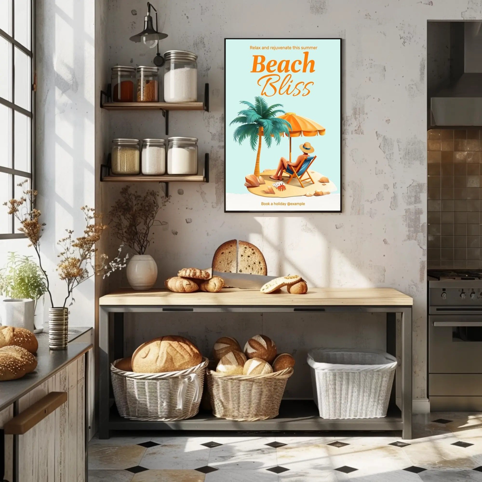 Beach Bliss Poster PosterGoat