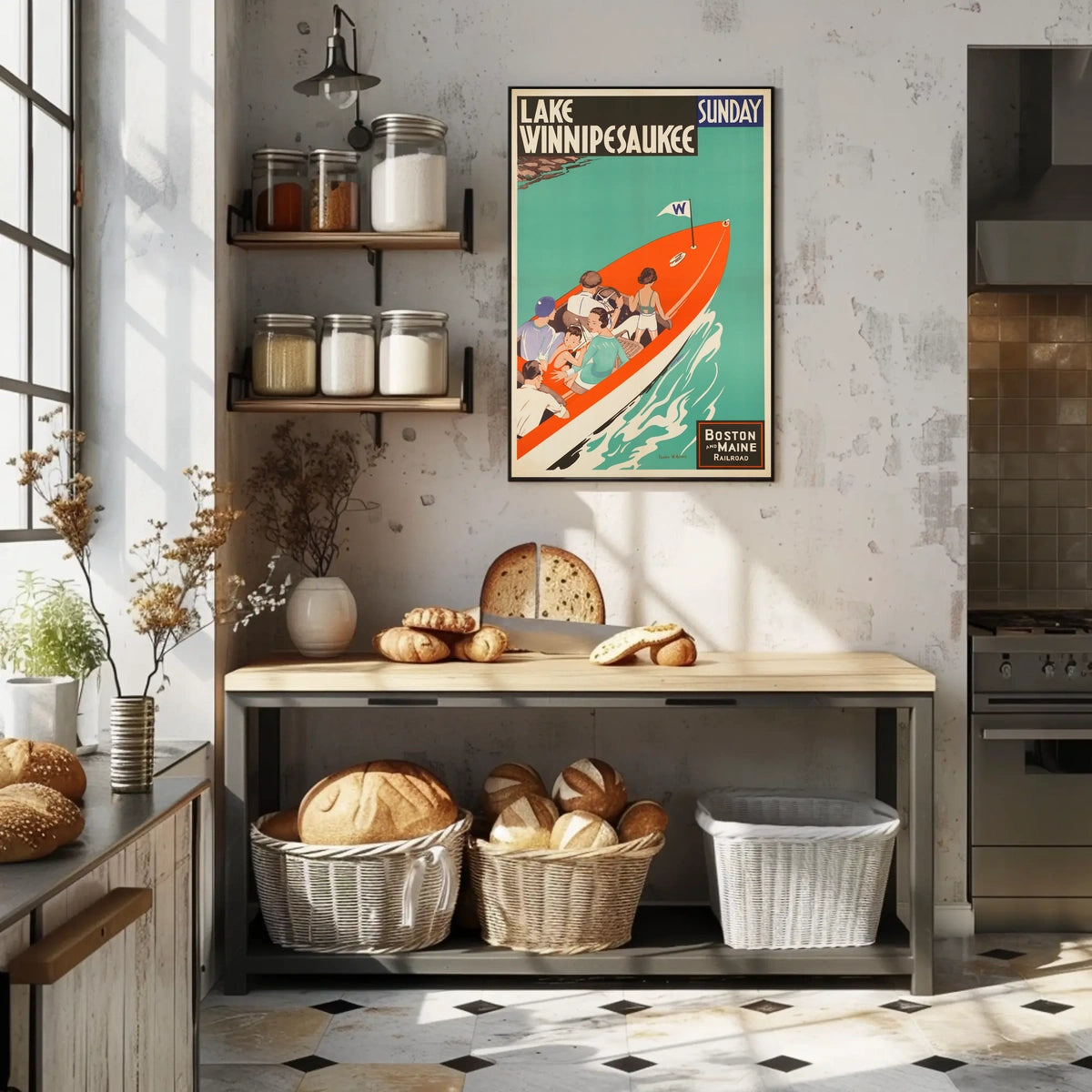 Lake Winnipesaukee Sunday Adventure Poster