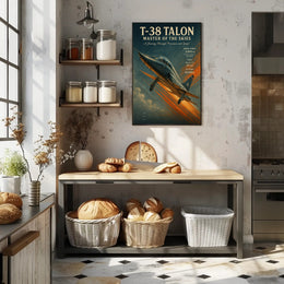 T-38 Talon Jet Vintage Military Recruitment Poster