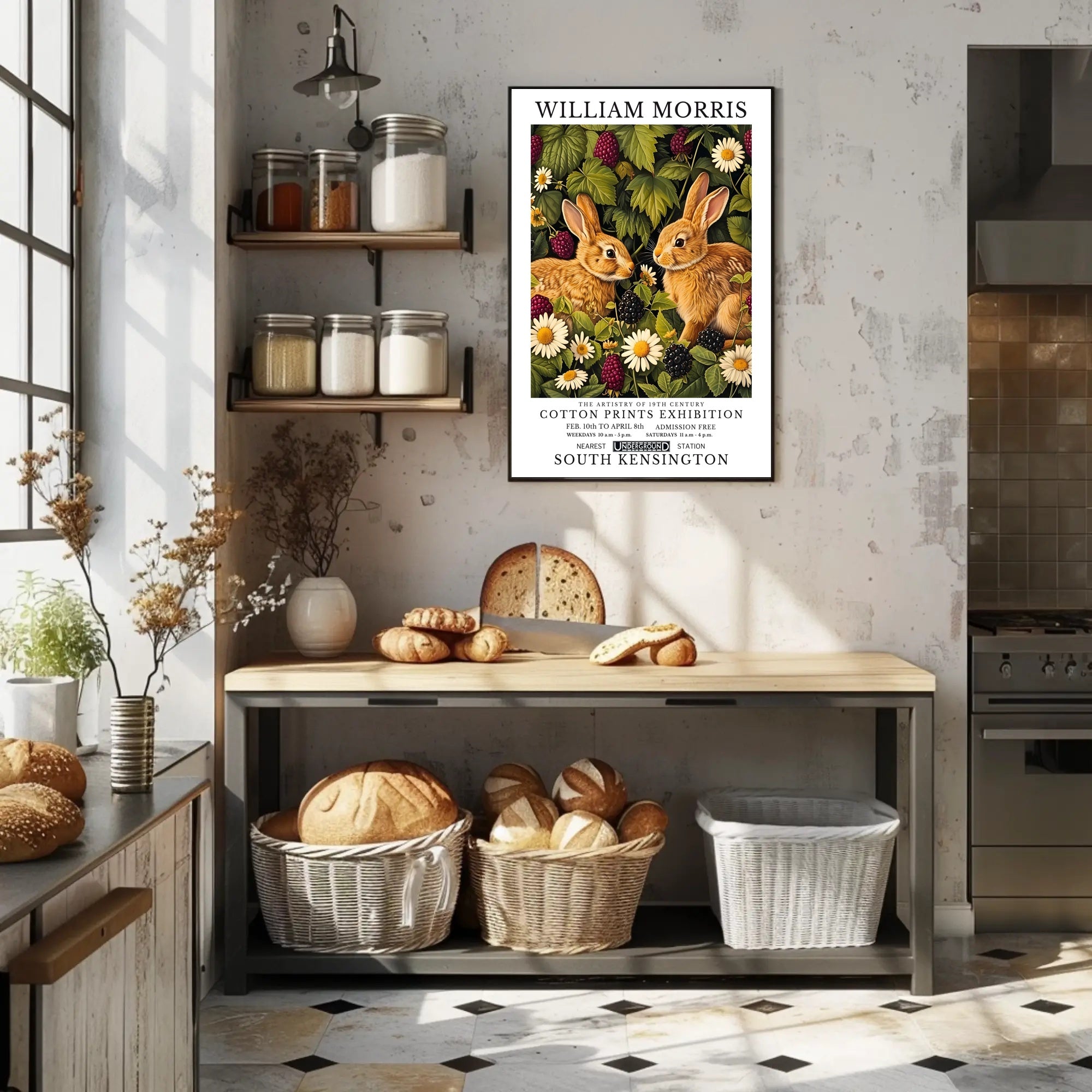William Morris Nature-Illustrated Vintage Artistic Poster