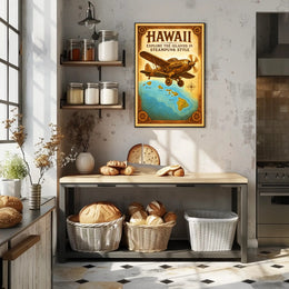 Steampunk Hawaii Adventure Poster PosterGoat