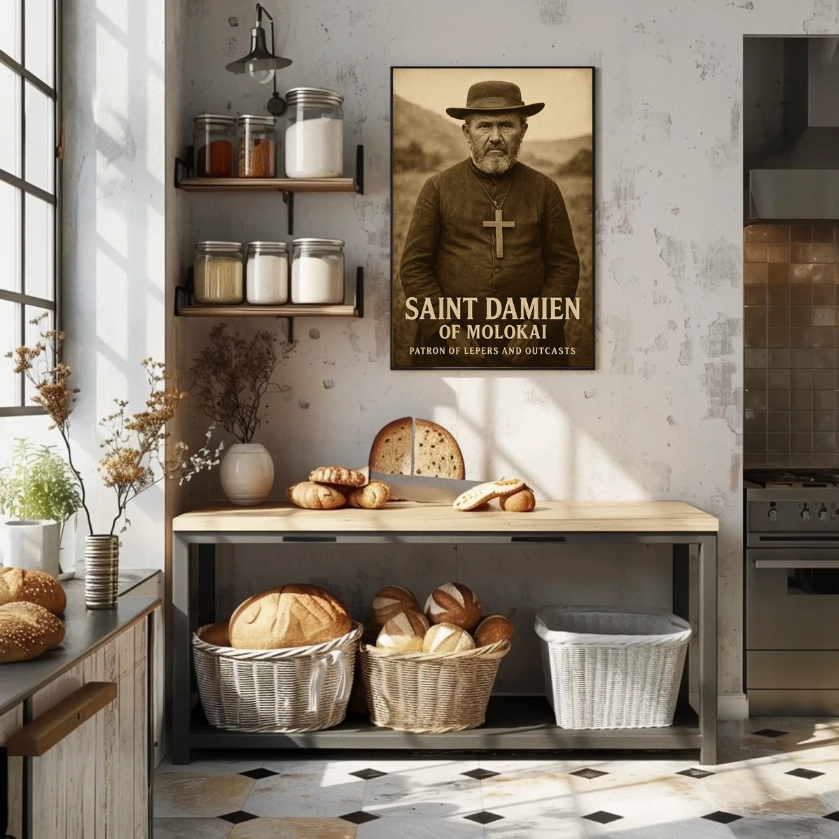 Saint Damien Of Molokai Poster