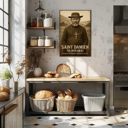 Saint Damien Of Molokai Poster