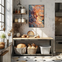 Mystical Wizard in Enchanted Library Poster PosterGoat