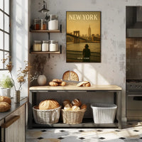 New York Cityscape Poster