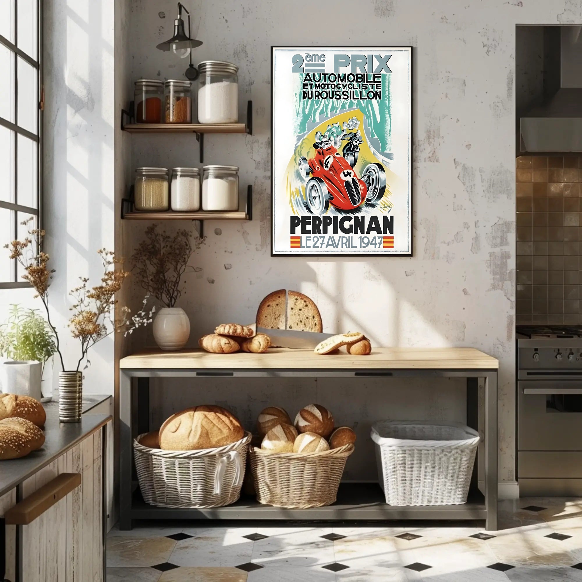 Roussillon Travel Poster Art Print for Decor