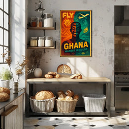Fly Ghana Wander In Color Poster