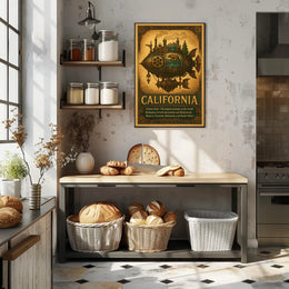 California The Golden State Poster