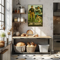 Jim Thorpe Legendary Athlete Poster