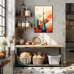 Geometric Skyline Poster
