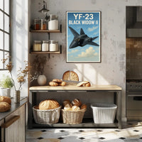 YF-23 Black Widow II Poster PosterGoat