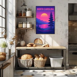 North Carolina Sunset Poster