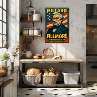 Millard Fillmore 13Th President Poster Vintage Wall Art