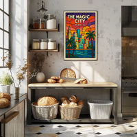 The Magic City Miami, FL Poster