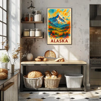 Alaska Mountain Landscape Poster